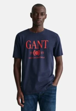Gant RETRO CREST - T-shirt Print