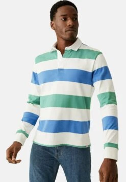 Marks & Spencer PURE COTTON STRIPED - Poloshirt