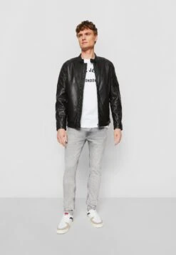 Pepe Jeans COOPER - Leren Jas -Herenkleding Verkoopwinkel 2e4157a11b5c46e0bde0b917268756e5