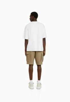 BERSHKA CONTRAST STITCH - Jeansshort -Herenkleding Verkoopwinkel 6023bcecc932404293feb8525900077a