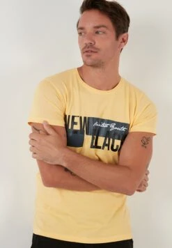 SLIM FIT CREW NECK - T-shirt Print -Herenkleding Verkoopwinkel 7b63b02026e64edf838bc778c74caceb