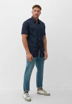 S.Oliver KURZARM MIT ALLOVERMUSTER - Overhemd -Herenkleding Verkoopwinkel 7dc1d87143fd4d82aeea0db2099c8ff5