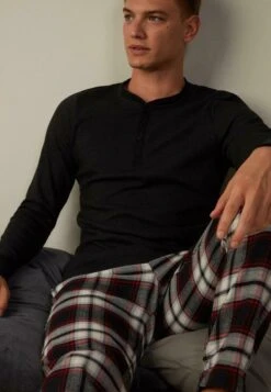 Intimissimi LANGÄRME MIT SERAFINO-KRAGEN AUS WARMER - Pyjamashirt -Herenkleding Verkoopwinkel 817a398f0f0a422b974db87a83b05d7a