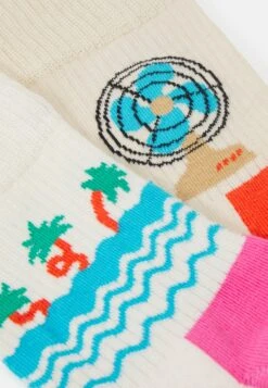 Happy Socks MY BIGGEST PALM HALF CREW 2 PACK UNISEX - Sokken