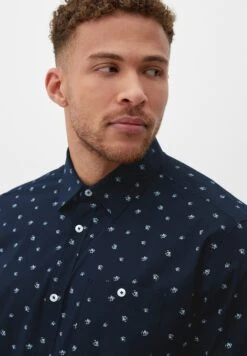 S.Oliver KURZARM MIT ALLOVERMUSTER - Overhemd -Herenkleding Verkoopwinkel 9ccafd79e6254a10a7556afb6b610851