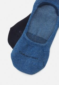 CALVIN KLEIN UNDERWEAR FOOTIE MID CUT 2 PACK UNISEX - Enkelsokken