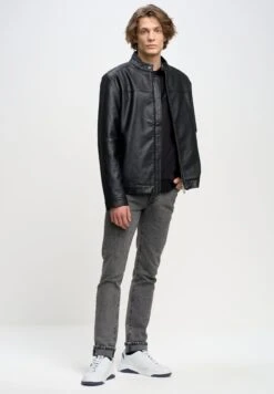 BIG STAR BIRO - Imitatieleren Jas -Herenkleding Verkoopwinkel d5cf8921cde943ae9f41e0efa57f2746