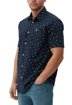 S.Oliver KURZARM MIT ALLOVERMUSTER - Overhemd -Herenkleding Verkoopwinkel d9ef62bac8424911bd474726127516c9