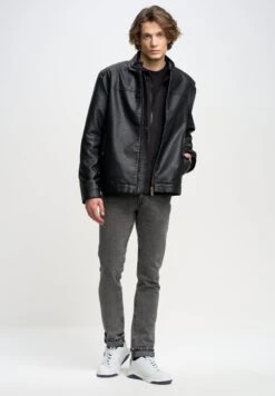 BIG STAR BIRO - Imitatieleren Jas -Herenkleding Verkoopwinkel eb5ab43c50624a4ca052af864c876852